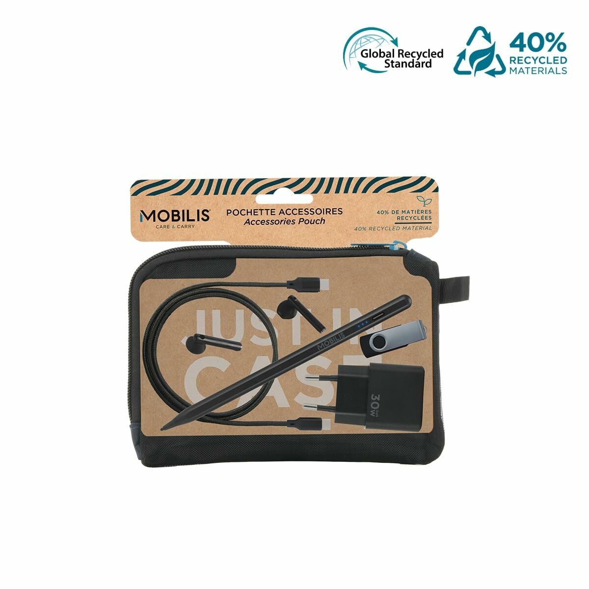 Executive 4 Accessories Pouch 40% RECYCL