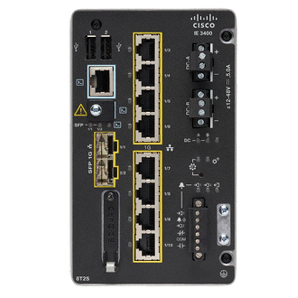 Catalyst IE3400 8 GE Copper and 2 GE SFP