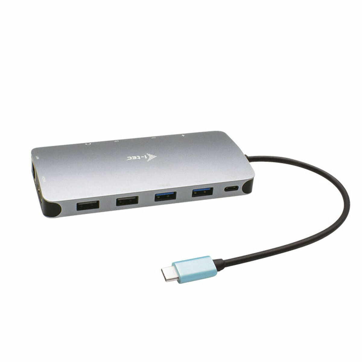 I-TEC USB-C Metal Nano Dock 2xDP 1xHDMI 1xGLAN 1xAudio/Mic 2xUSB 3.1 2xUSB 2.0 1xUSB-C Data 1xUSB-C, sans alimentation fournie
