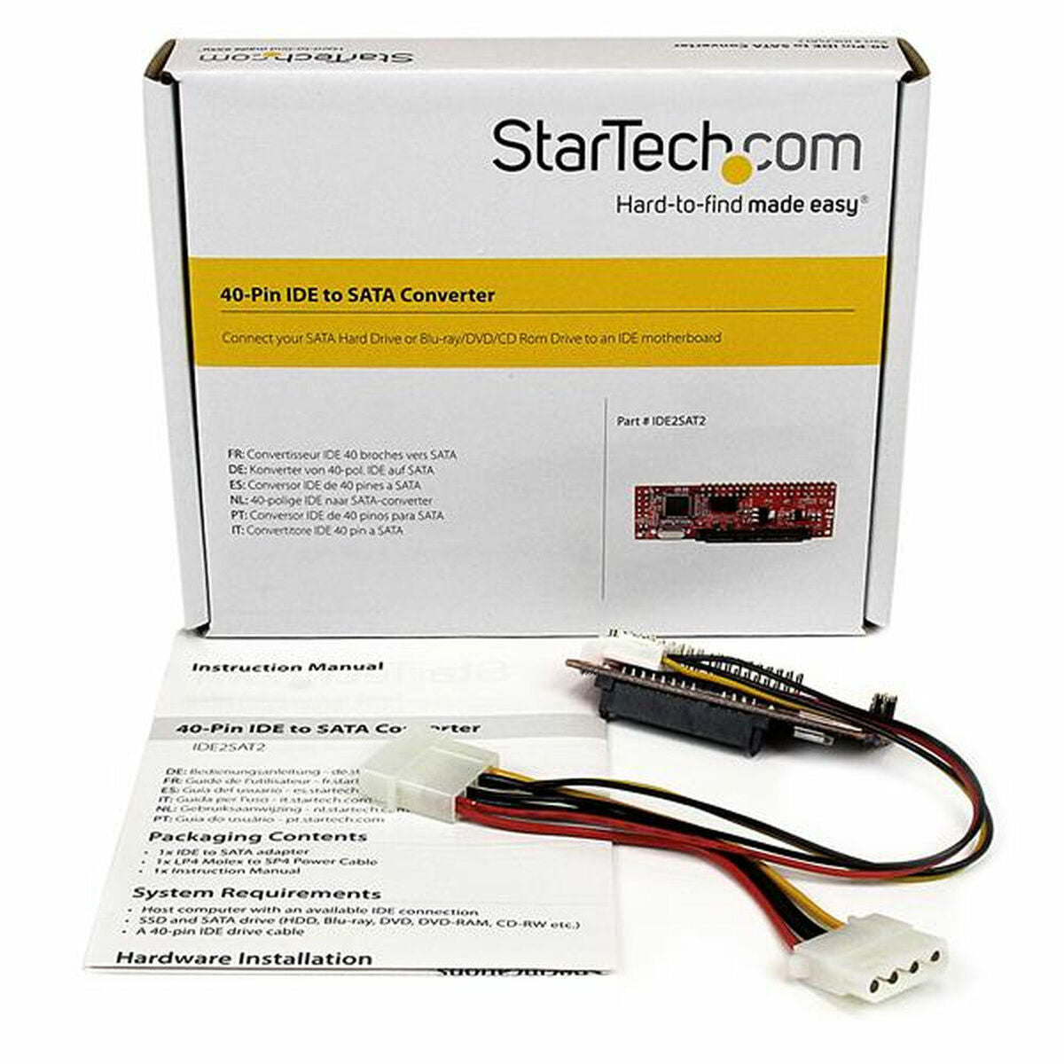 40-Pin IDE to SATA Adapter Converter