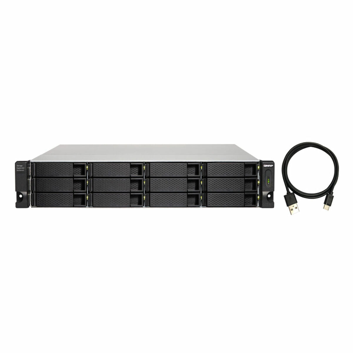12-bay 2U USB-C JBOD exp unit 10GbpsRPSU
