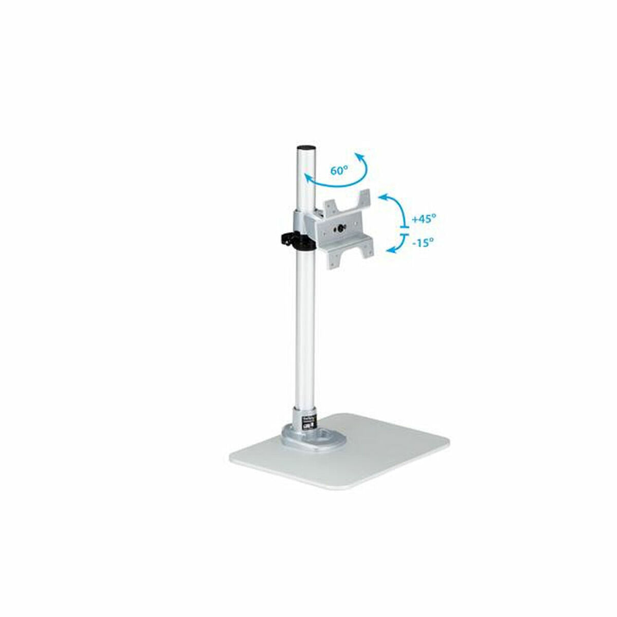 Single Monitor Stand - Silver