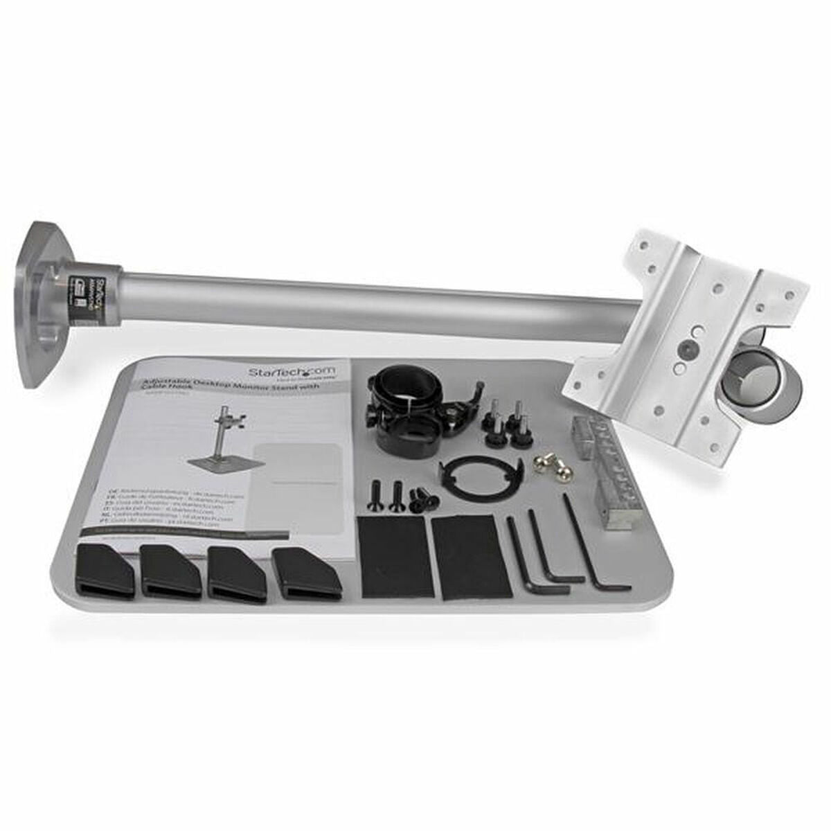 Single Monitor Stand - Silver
