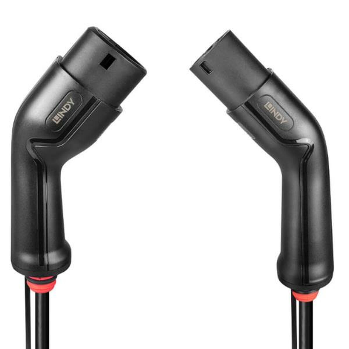 LINDY charging cable for e-vehicles Type 2 22kW 5m
