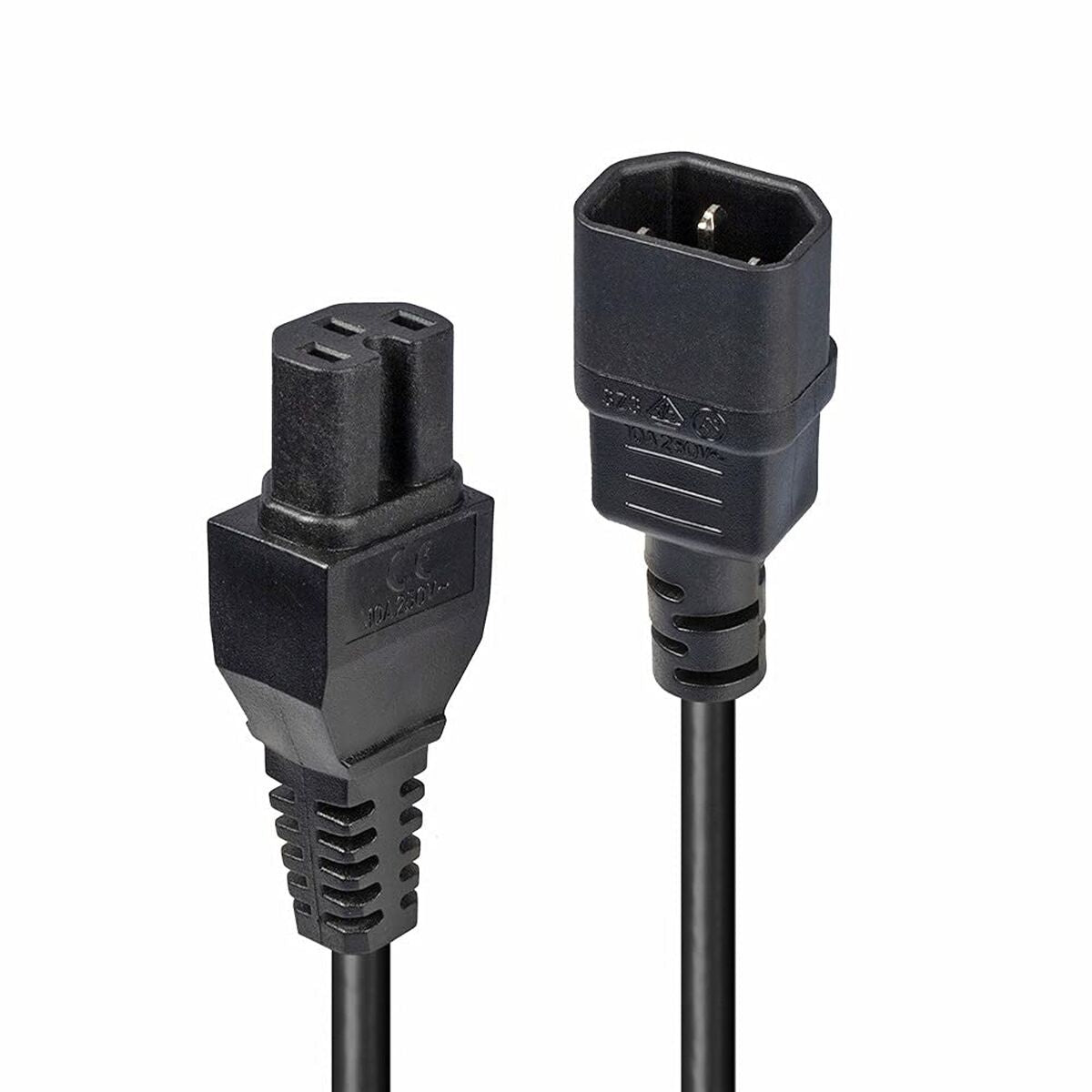 LINDY 2m IEC C14 to IEC C15 Extension Cable