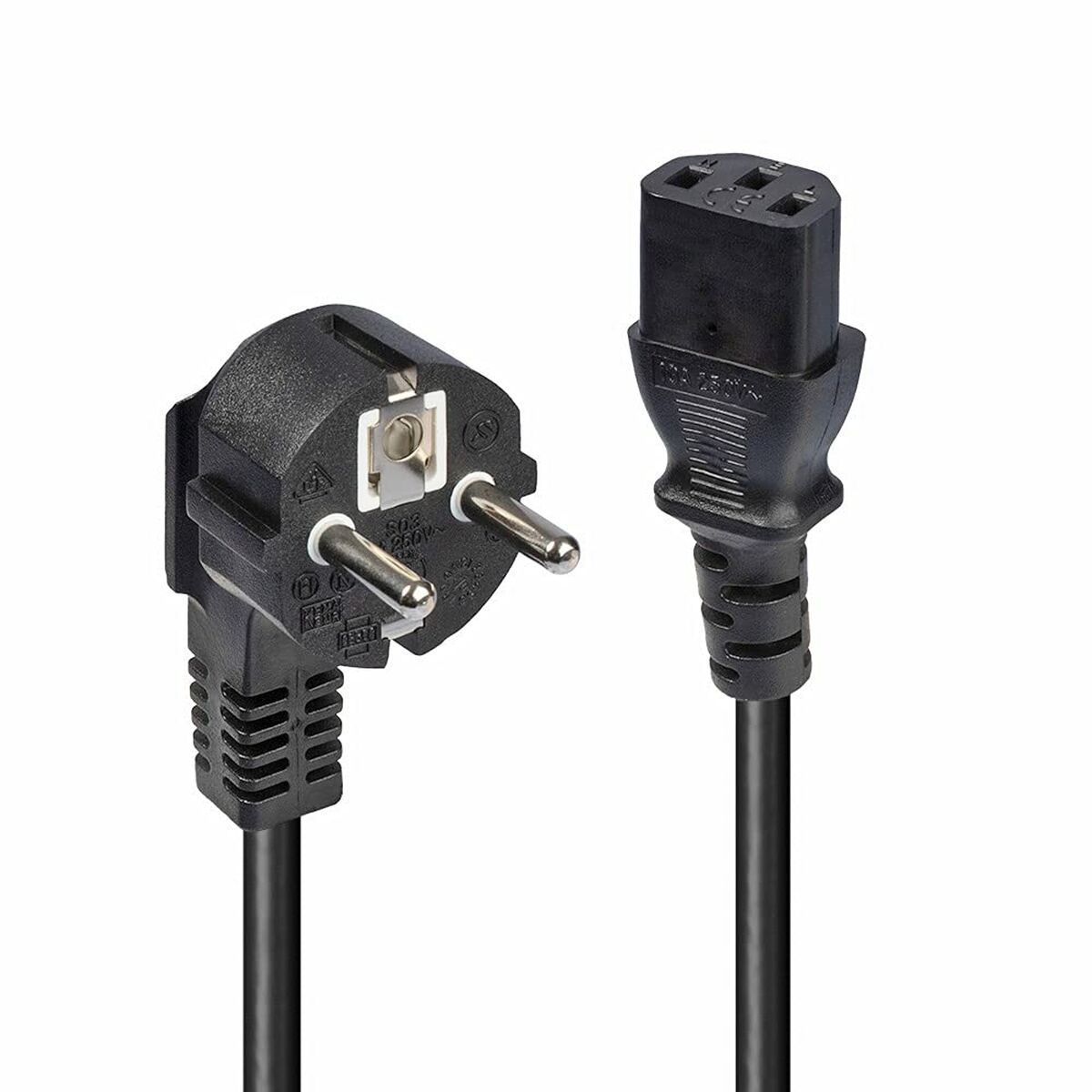 LINDY 3m IEC-Power Cable Schuko to C13