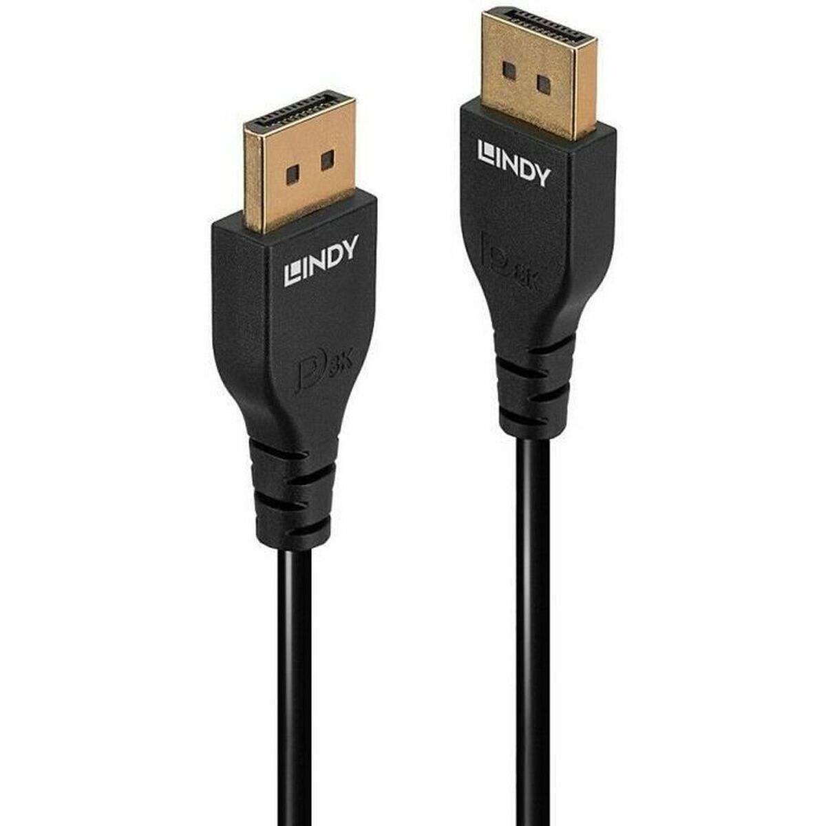 LINDY 1m DisplayPort 1.4 Cable Slim DP male to DP male connector