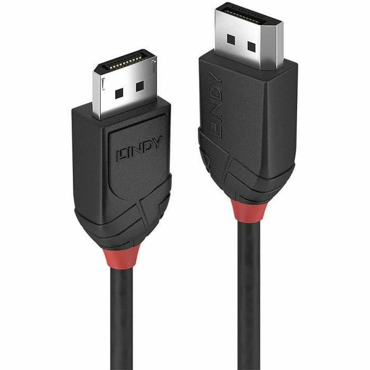 LINDY 1m DisplayPort 1.2 Cable Black Line