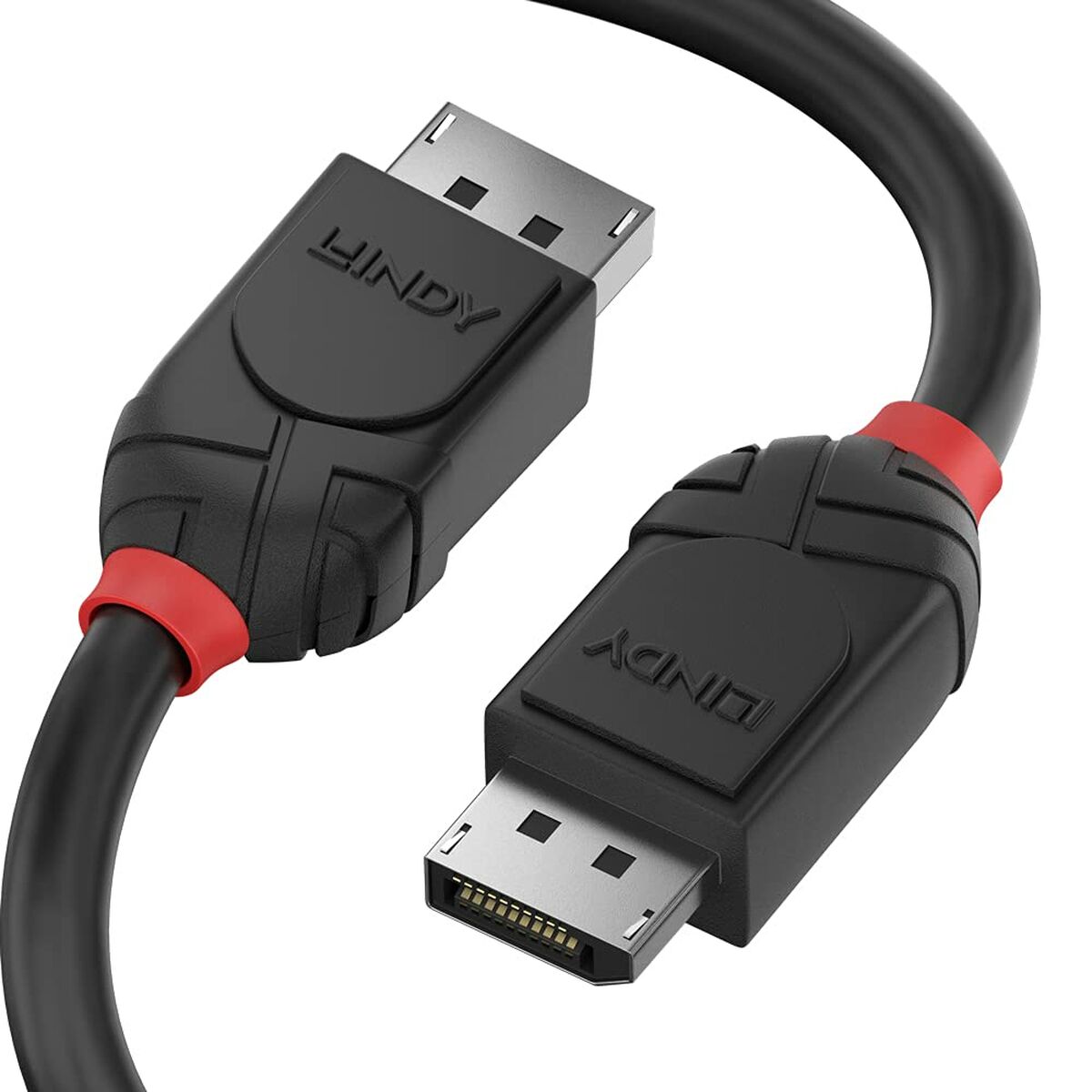 LINDY 3m DisplayPort 1.2 Cable Black Line