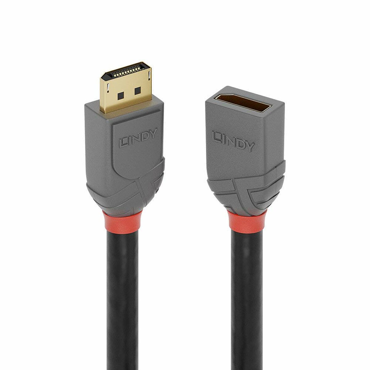 LINDY 0.5m DisplayPort Extension Cable Anthra Line