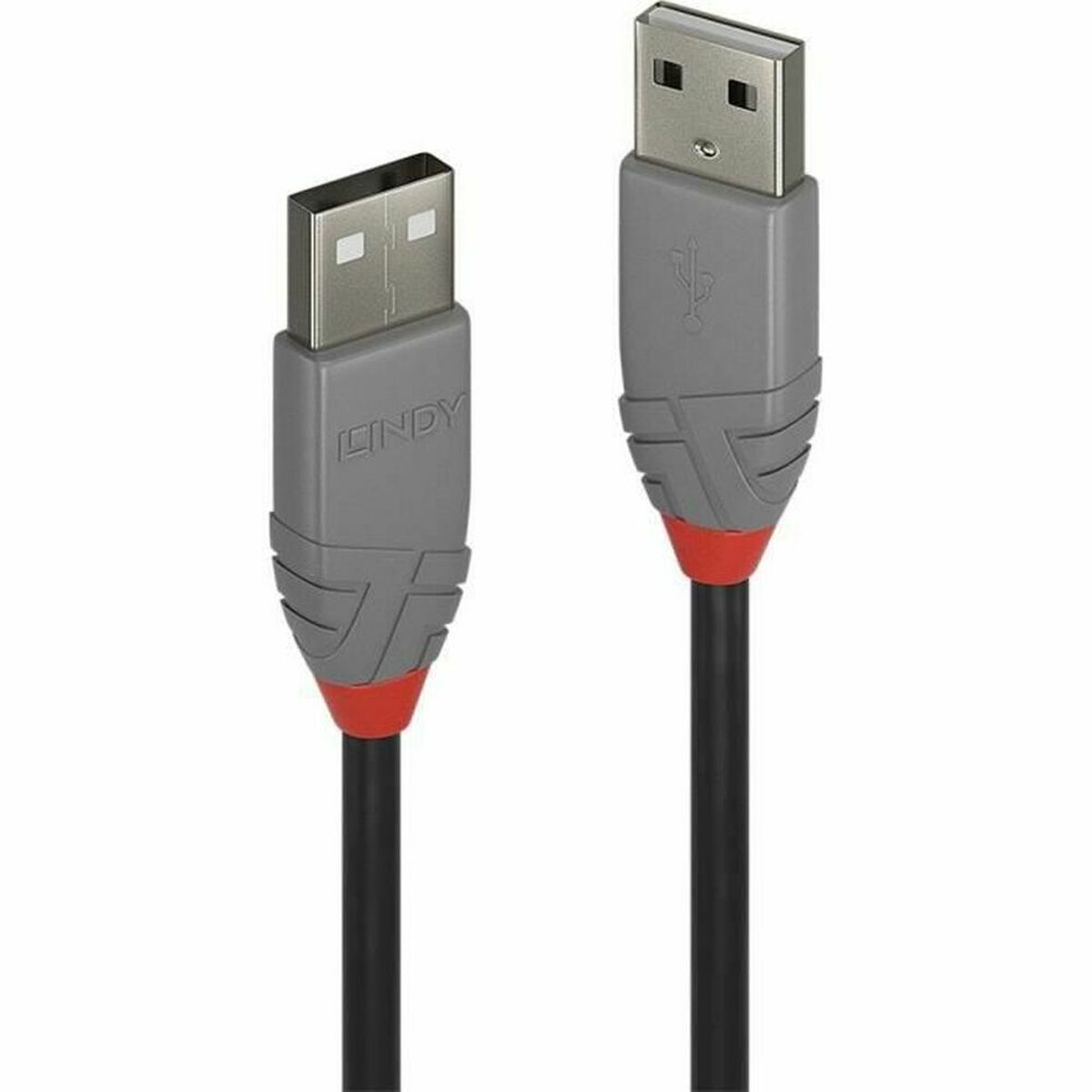 LINDY 3m USB 2.0 Type A Cable Anthra Line USB Type A Male to Male