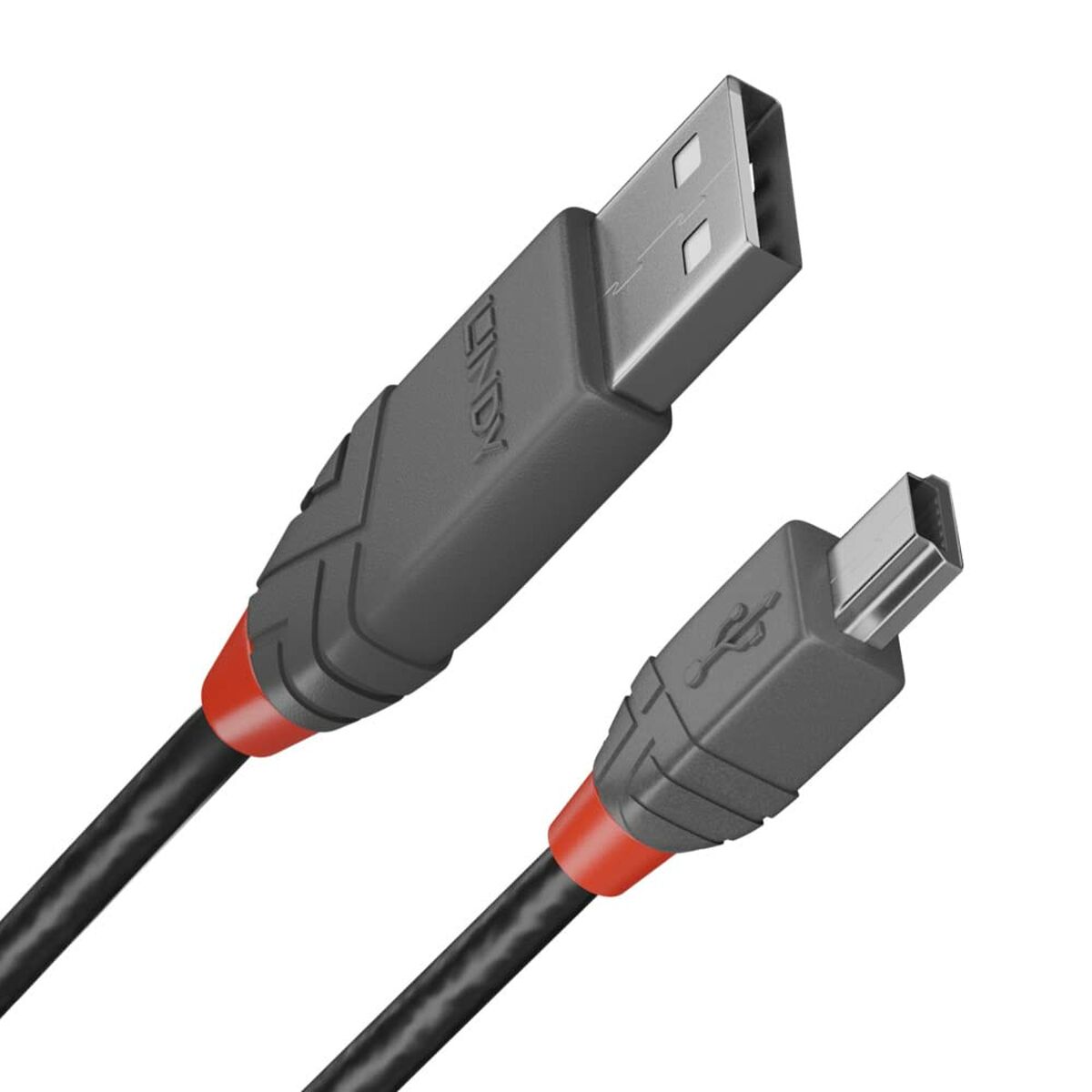 LINDY Câble USB 2.0 type A vers Mini-B Anthra Line 3m