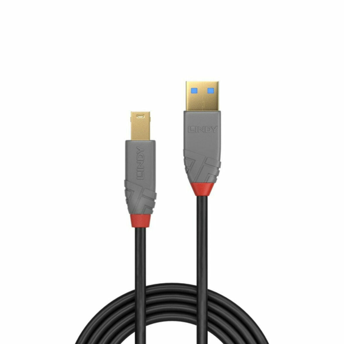 LINDY Câble USB 3.0 Type A vers B Anthra Line 5m