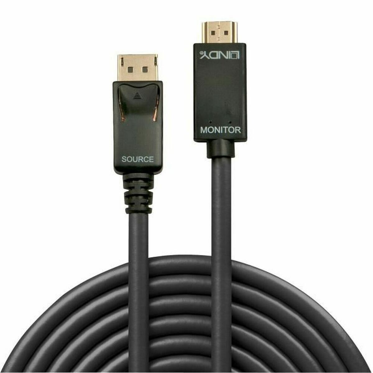 LINDY Câble DisplayPort vers HDMI 4K30 DP:passif 1m
