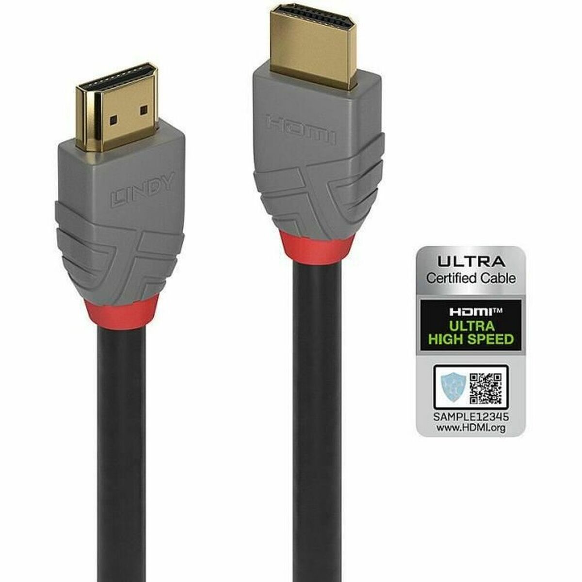 LINDY 3m Ultra High Speed HDMI Cable Anthra Line