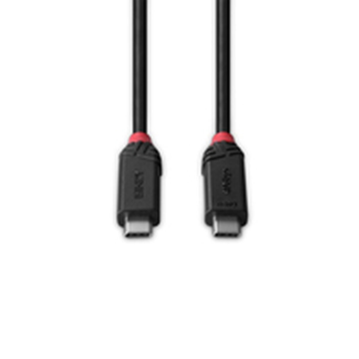 LINDY 0.5m USB4 240W Type C Cable Black Line