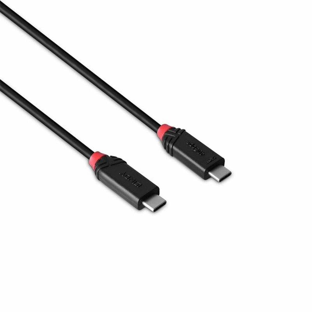 LINDY 2m USB4 240W Type C Cable Black Line