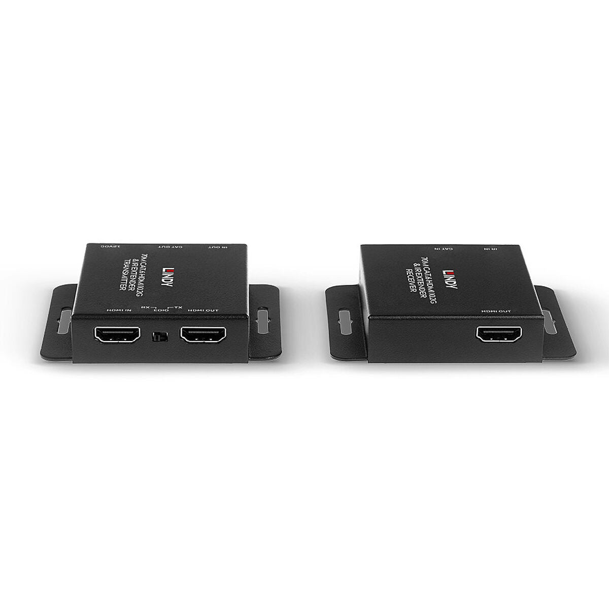 LINDY 70m Cat.6 HDMI 10.2G & IR Extender Amplify HDMI 10.2G & IR signals over 70m via Cat.6 cable