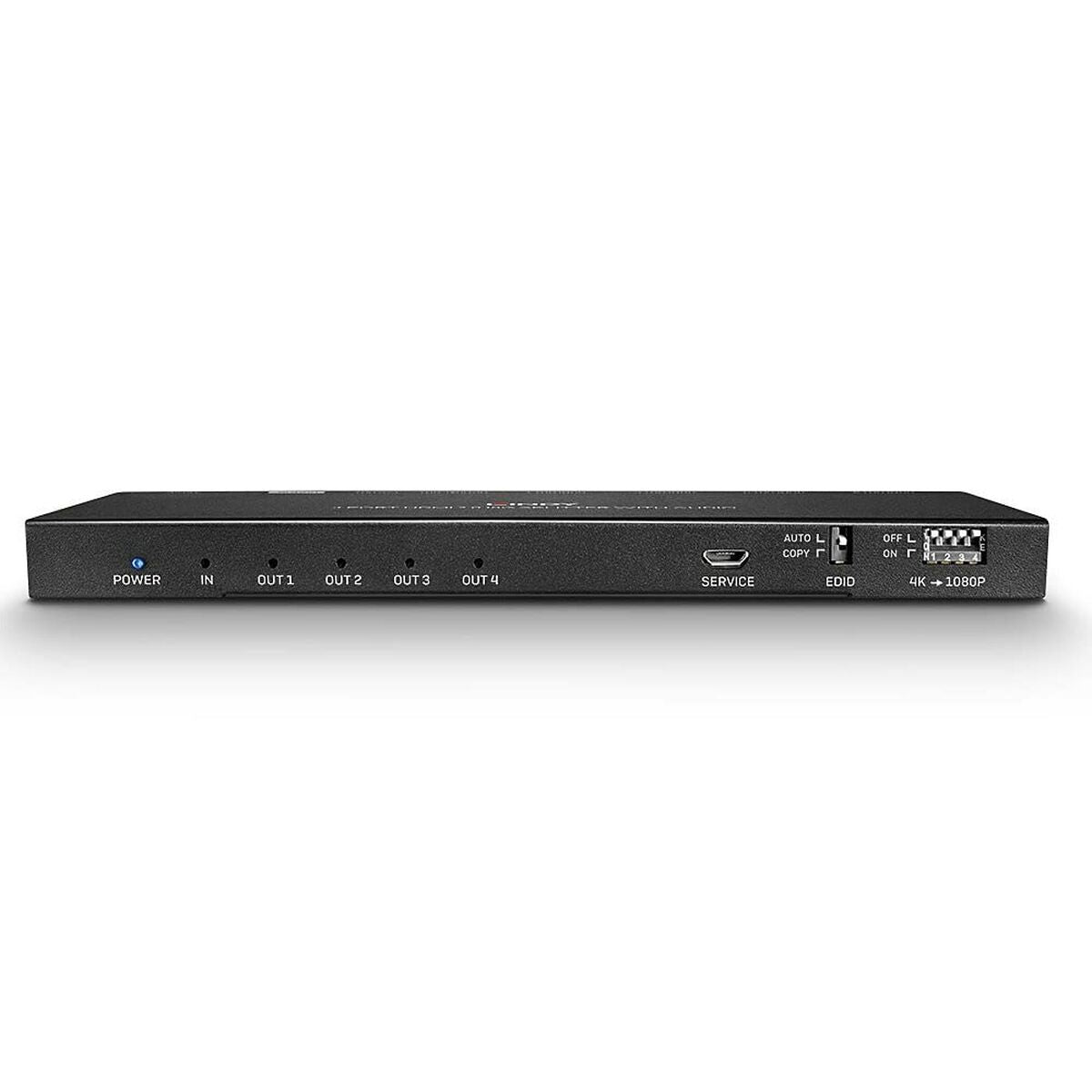 LINDY 4 Port HDMI 2.0 4K60 Splitter - 18GBit/s HDMI 2.0 with Audio
