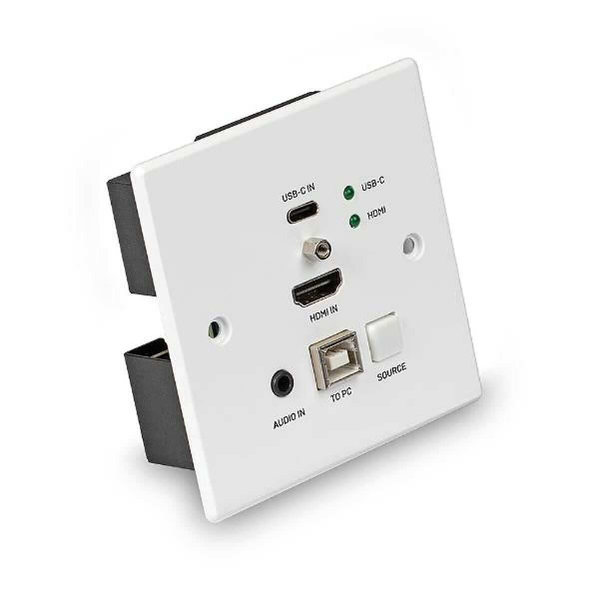 LINDY 150m HDMI and TypeC HDBT UK WallPlate KVM Extender