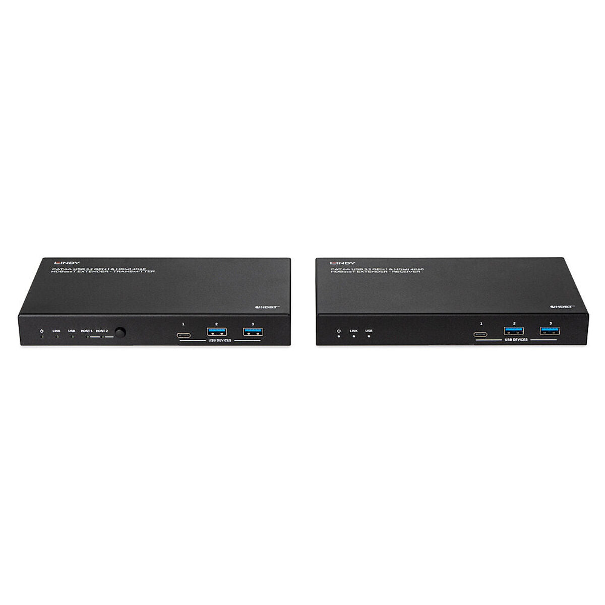 LINDY 100m Cat.6A USB 3.2 Gen 1 & HDMI HDBaseT Extender
