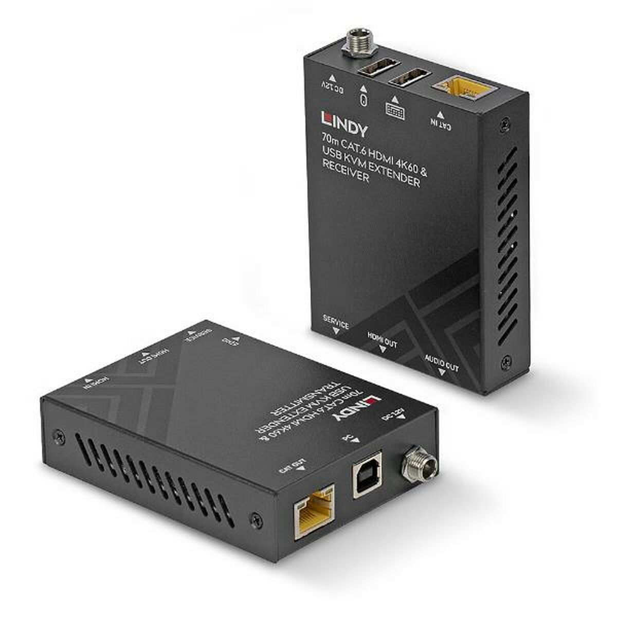 LINDY 70m Cat.6 HDMI 4K60 & USB KVM Extender