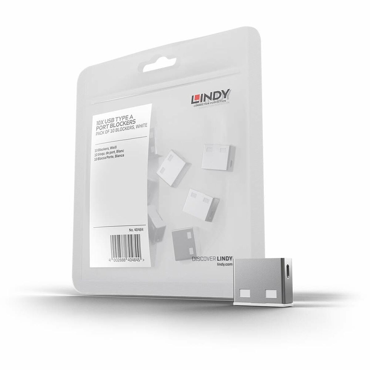 LINDY Bloqueurs de ports USB 10 pièces Blanc