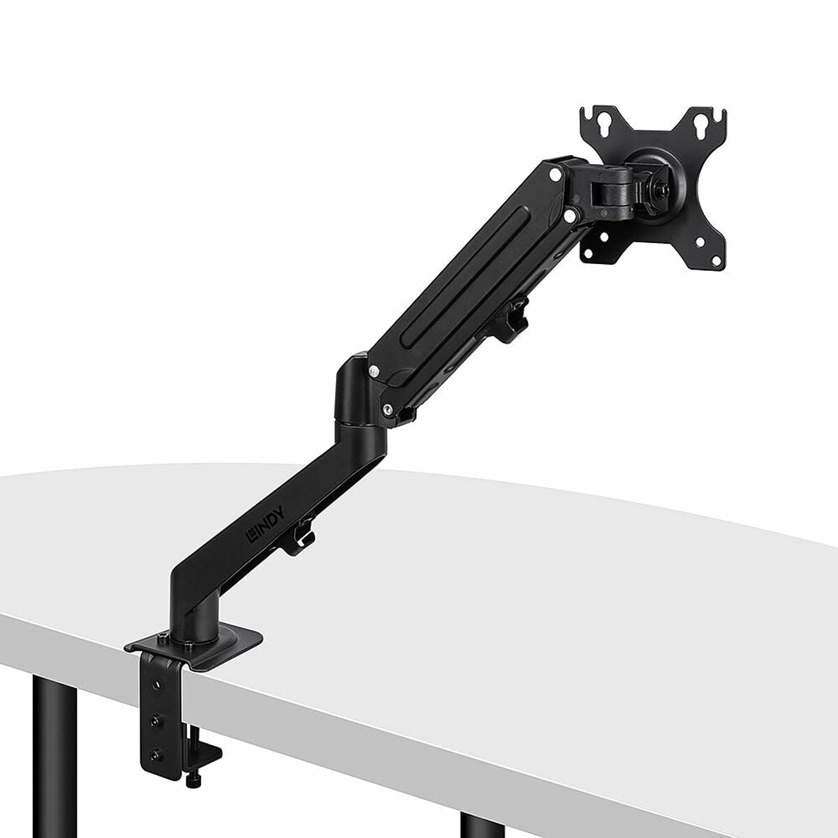 LINDY Single Mount Desktop Gas Spring Arm - Black