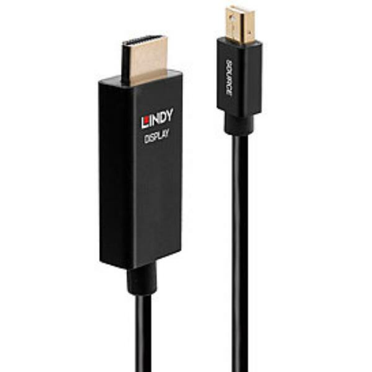 LINDY 2m Active Mini DisplayPort to HDMI Adapter Cable with HDR