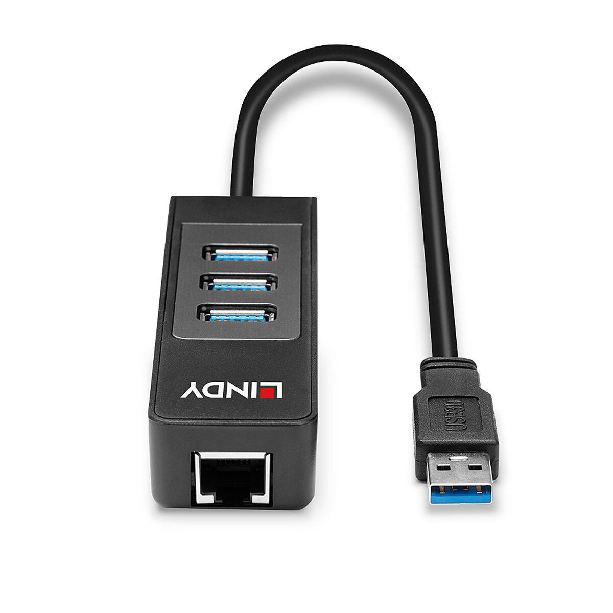 LINDY USB 3.1 Hub/Gigabit Ethernet Adapter up to zu 5Gbitps