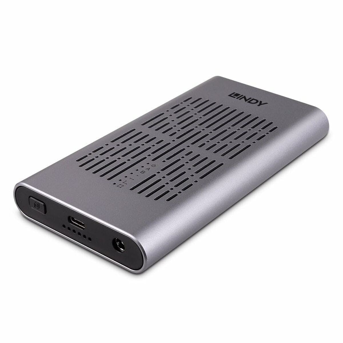 LINDY USB 3.2 Dual M.2 NVMe SSD Enclosure with Clone