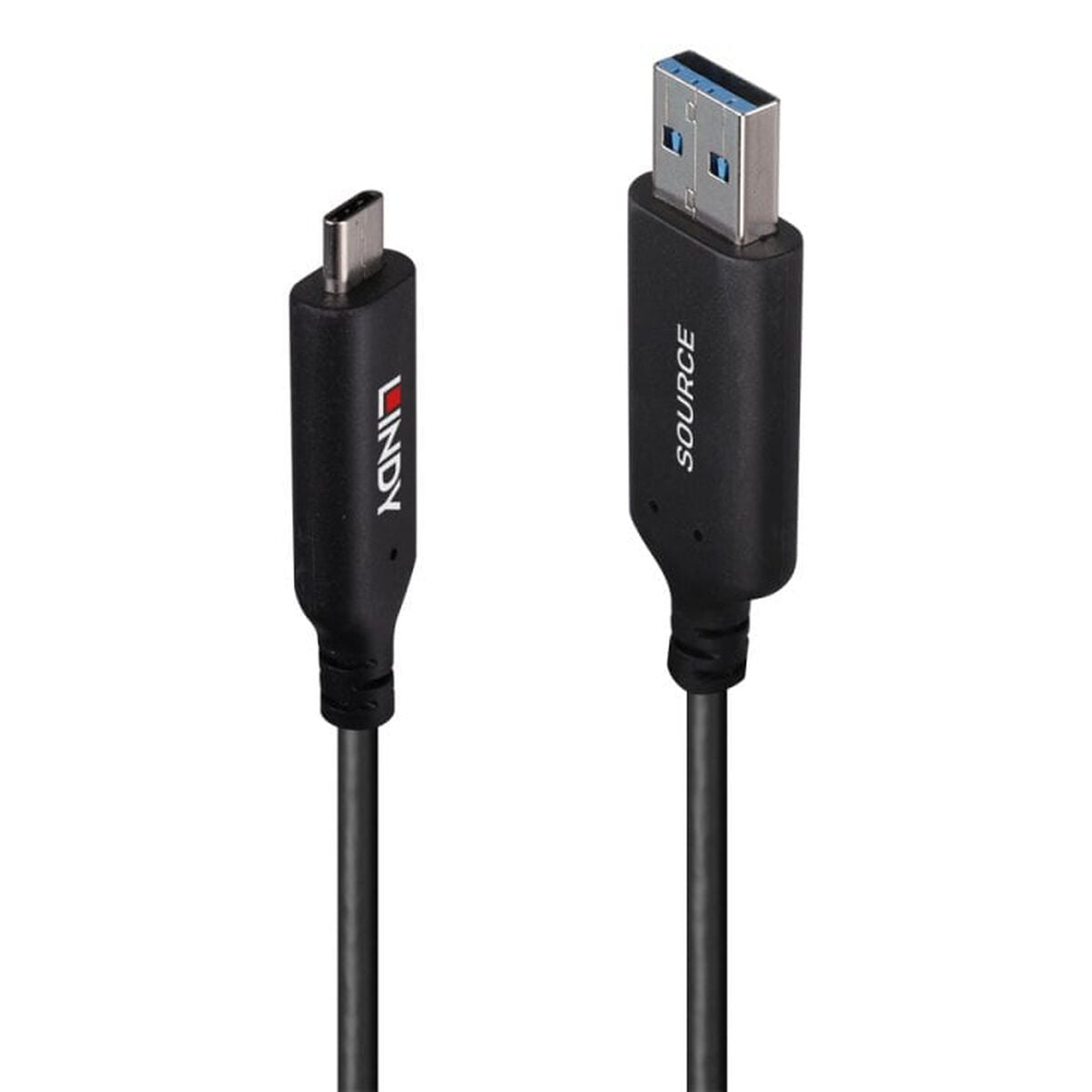 LINDY 10m USB 3.2 Gen 1 Type A to C Hybrid Cable
