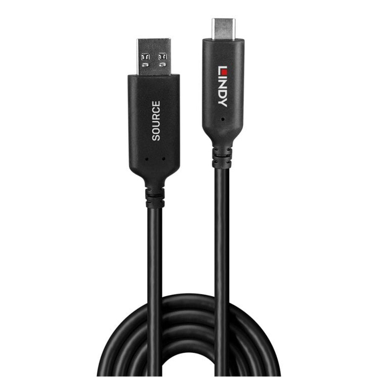 LINDY 10m USB 3.2 Gen 1 Type A to C Hybrid Cable