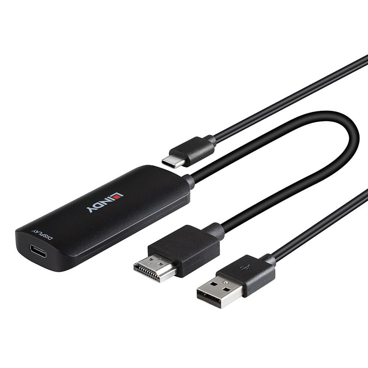 LINDY HDMI to USB Type C Converter with USB Power