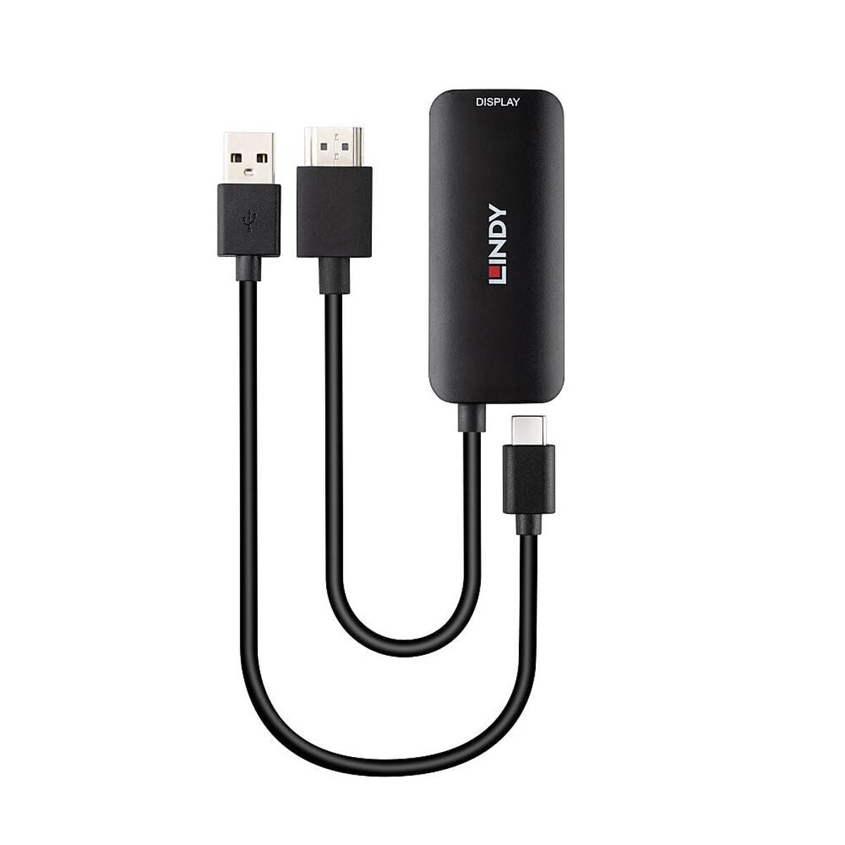 LINDY HDMI to USB Type C Converter with USB Power
