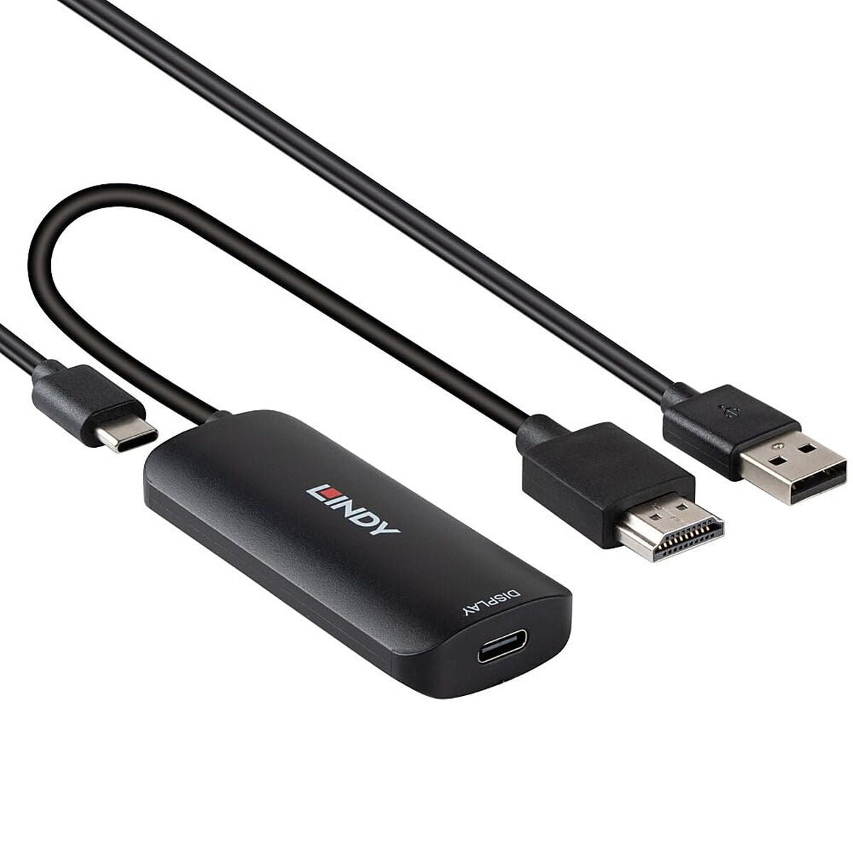 LINDY HDMI to USB Type C Converter with USB Power