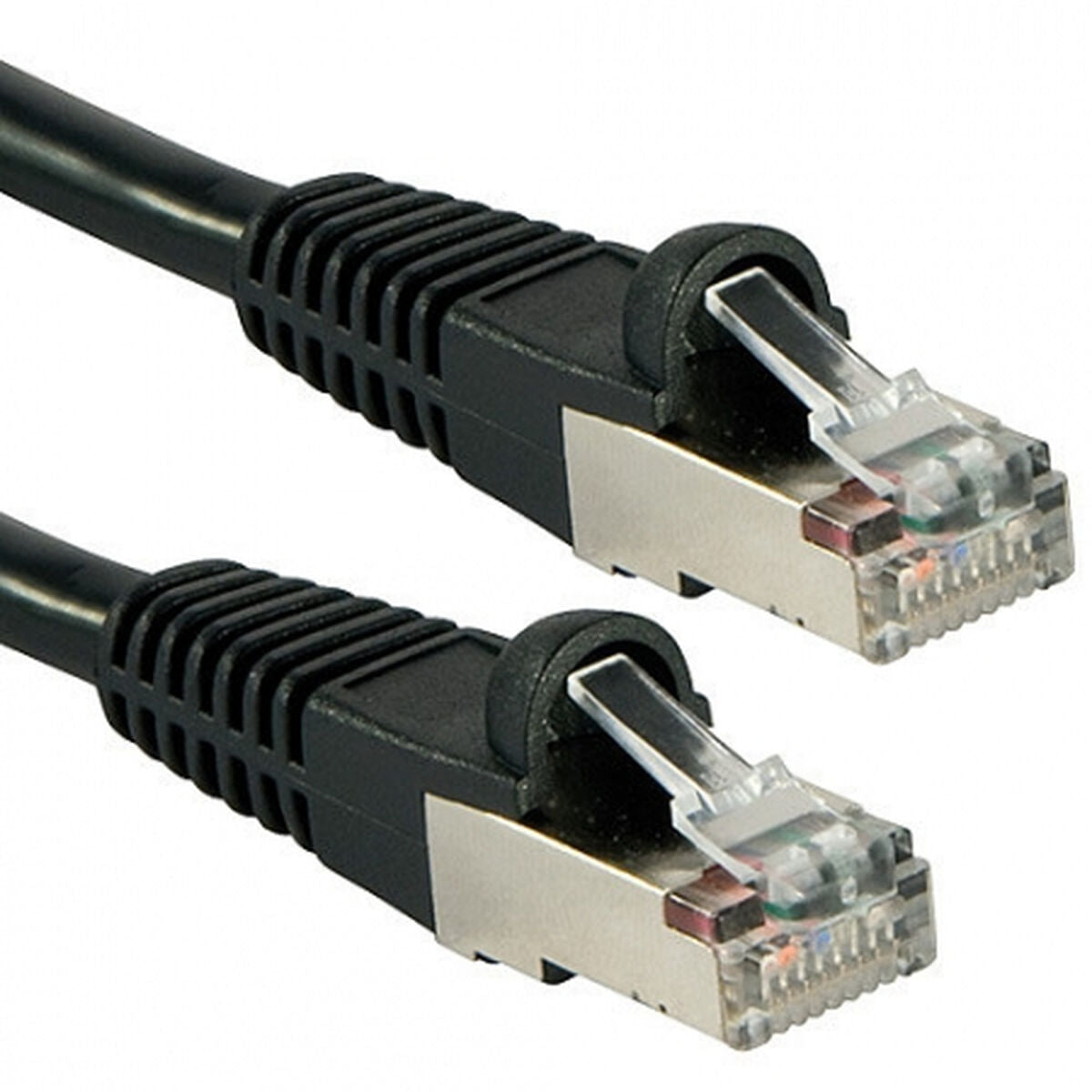 LINDY Cat.6A S/FTP LSOH Black 1m Patchcable