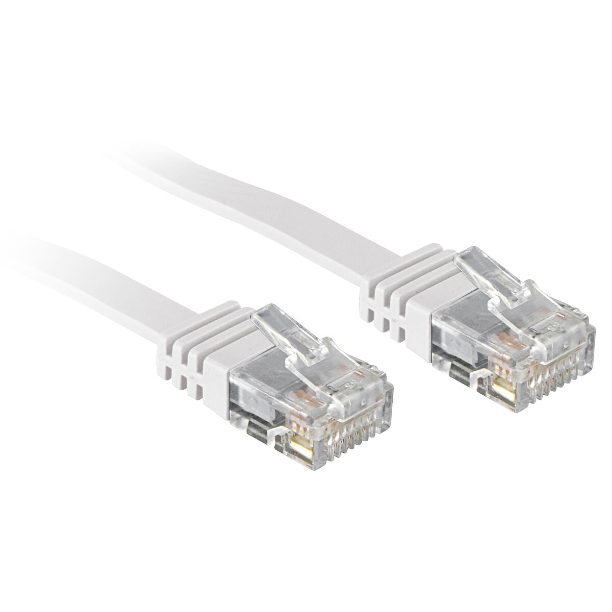 LINDY Cat.6 Ribbon Patch Cable Unshielded White 3m Without Shielding
