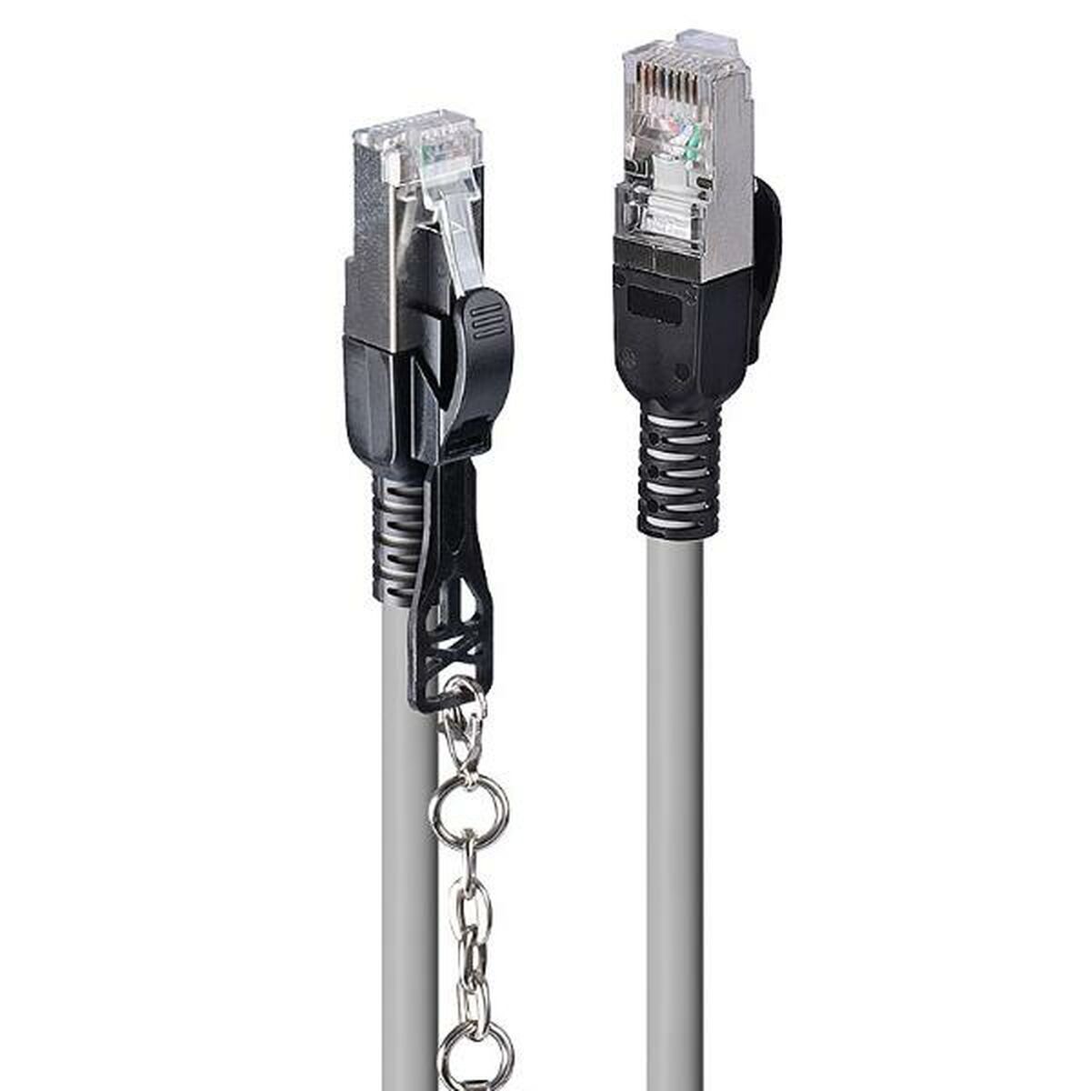 LINDY 1.5m Cat.6A S/FTP Security Network Cable Grey