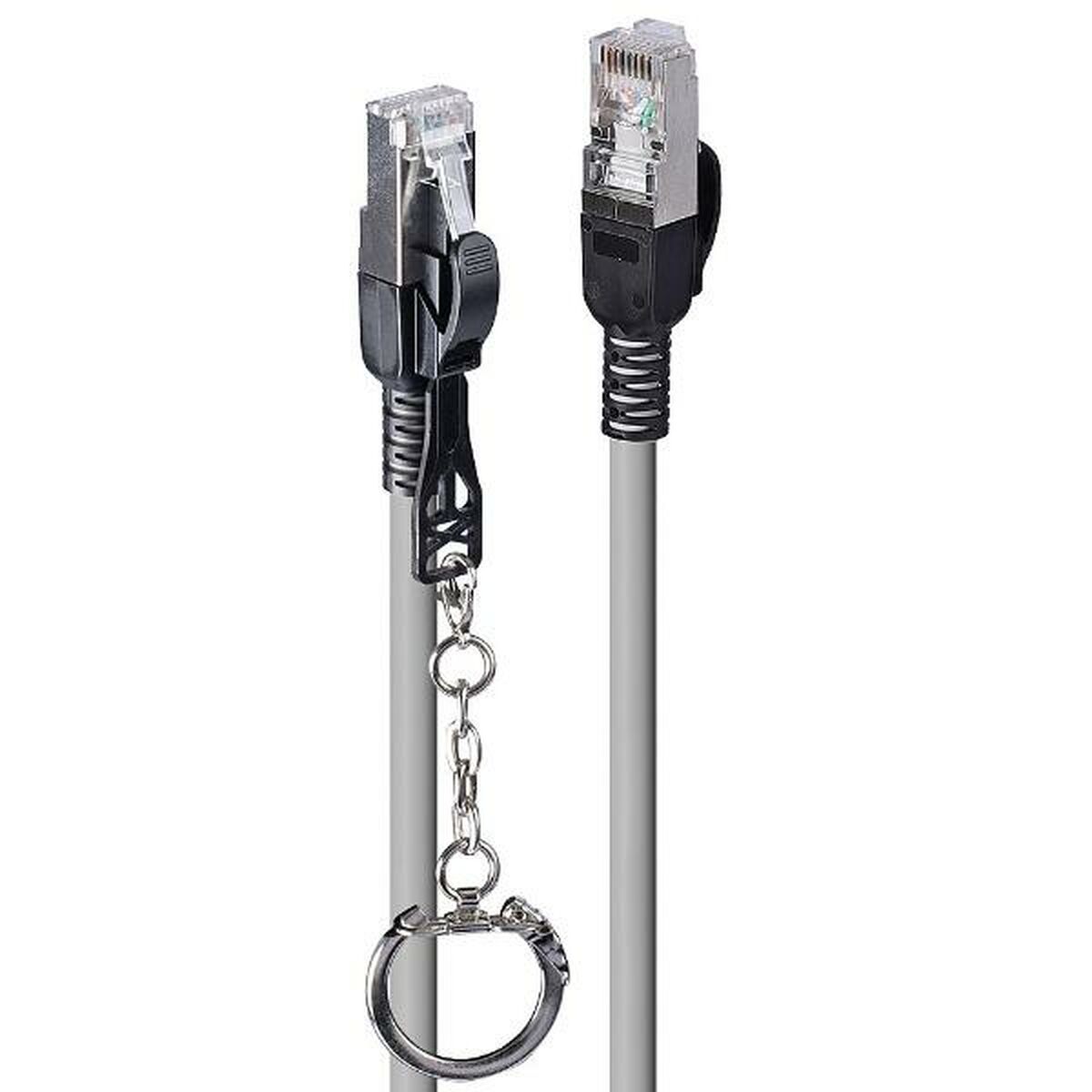 LINDY 20m Cat.6A S/FTP Security Network Cable Grey