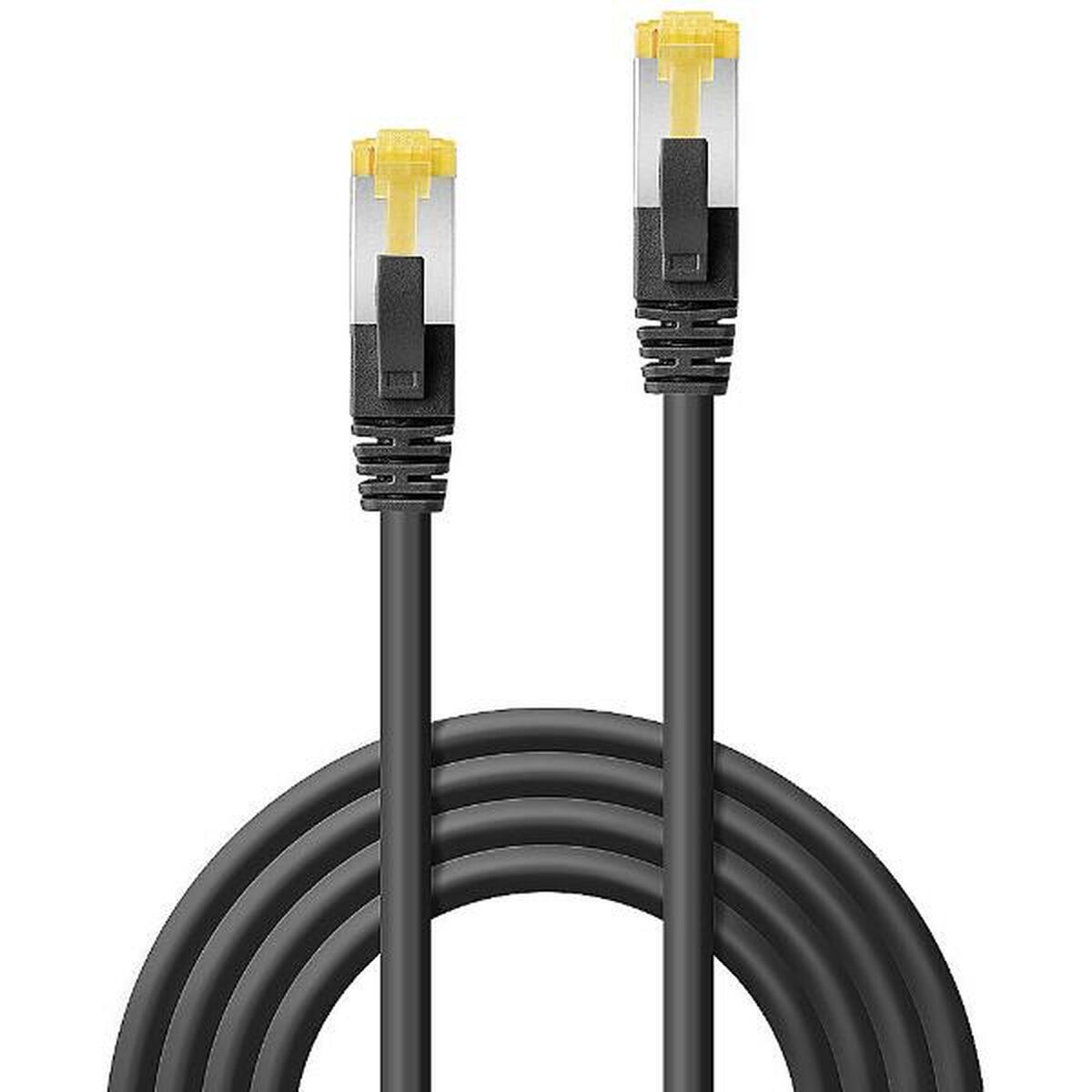 LINDY 1m Cat.6A U/UTP LSZH Cable Black 10pcs