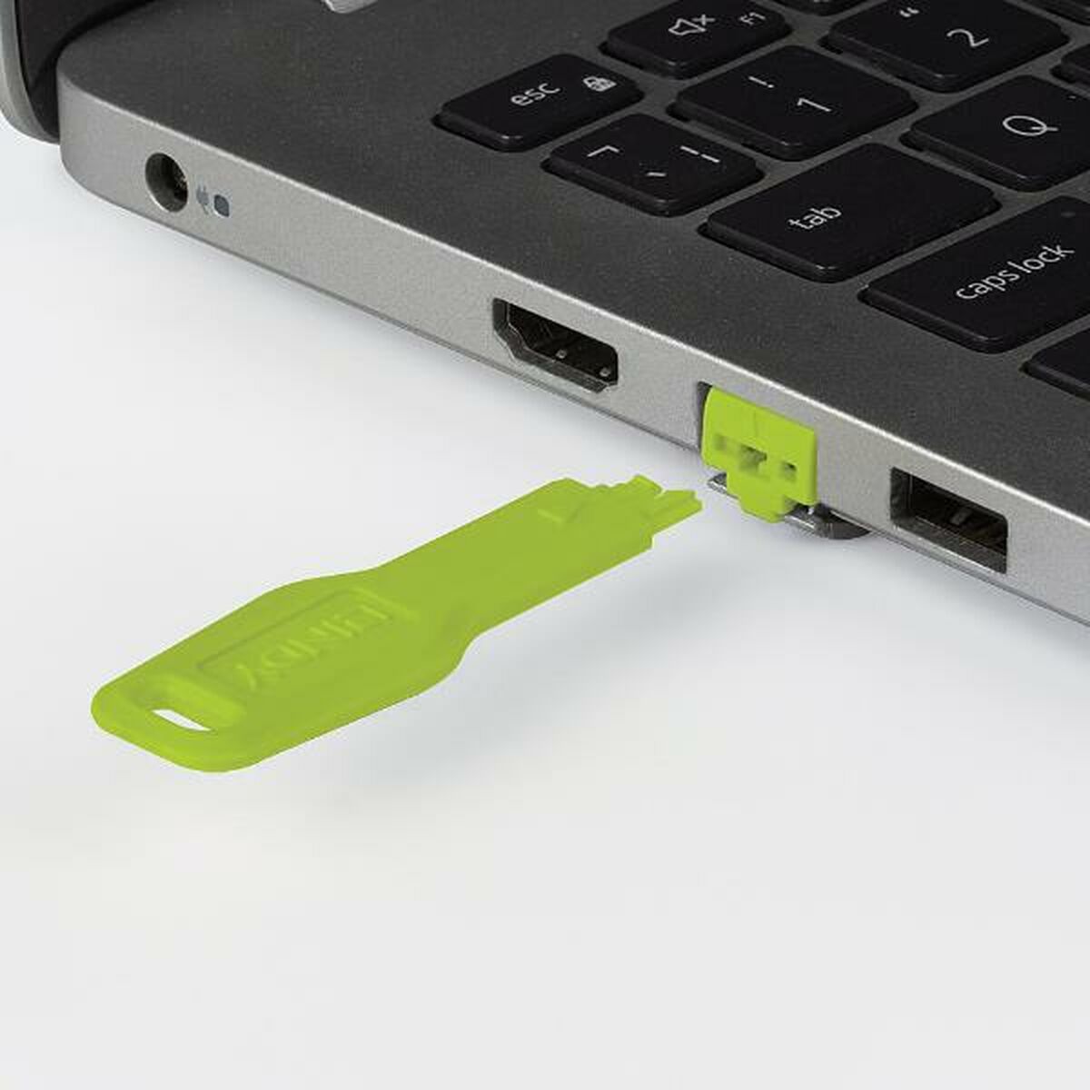 LINDY RJ45 Port Blocker key Green