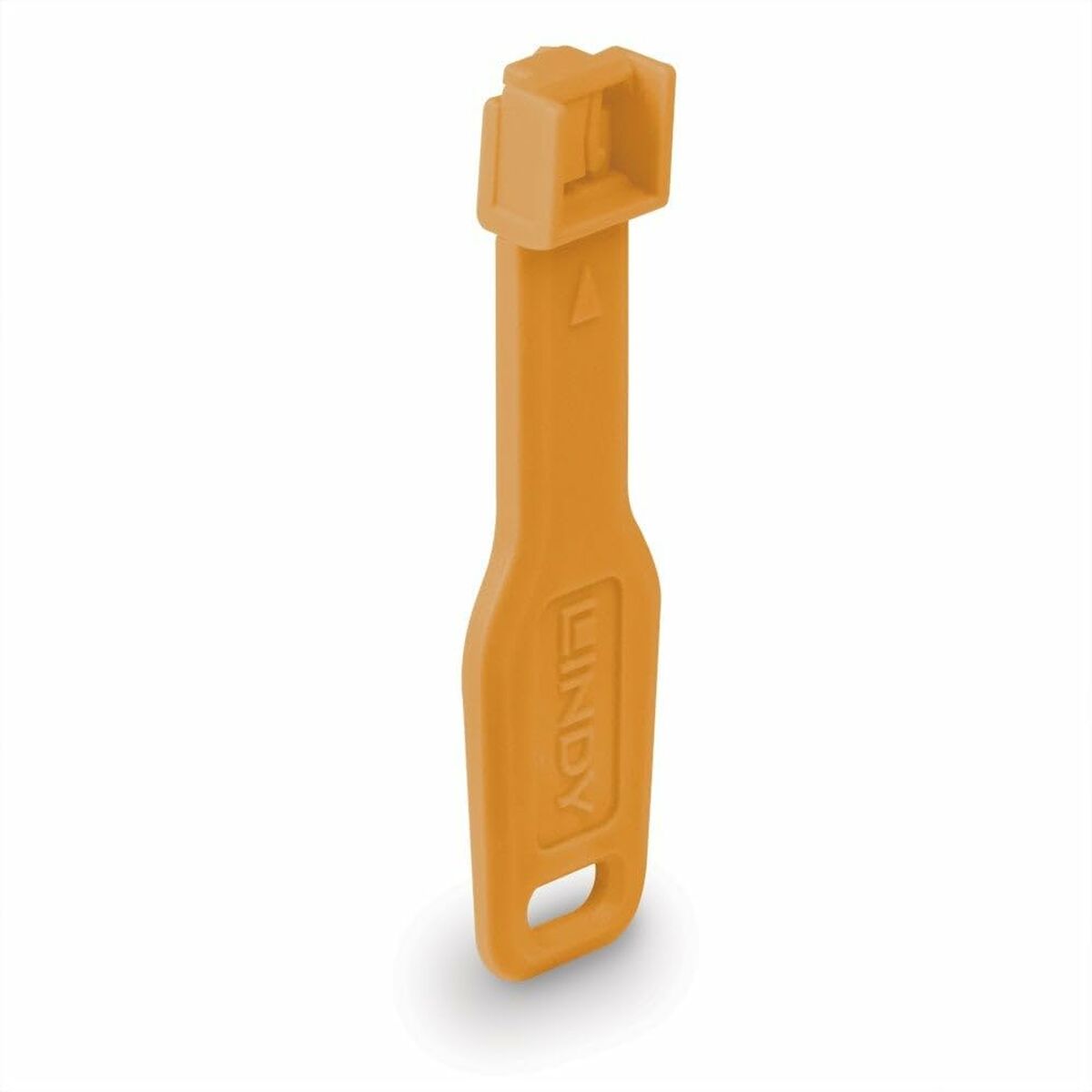 LINDY RJ45 Port Locks 10pcs with Key Orange
