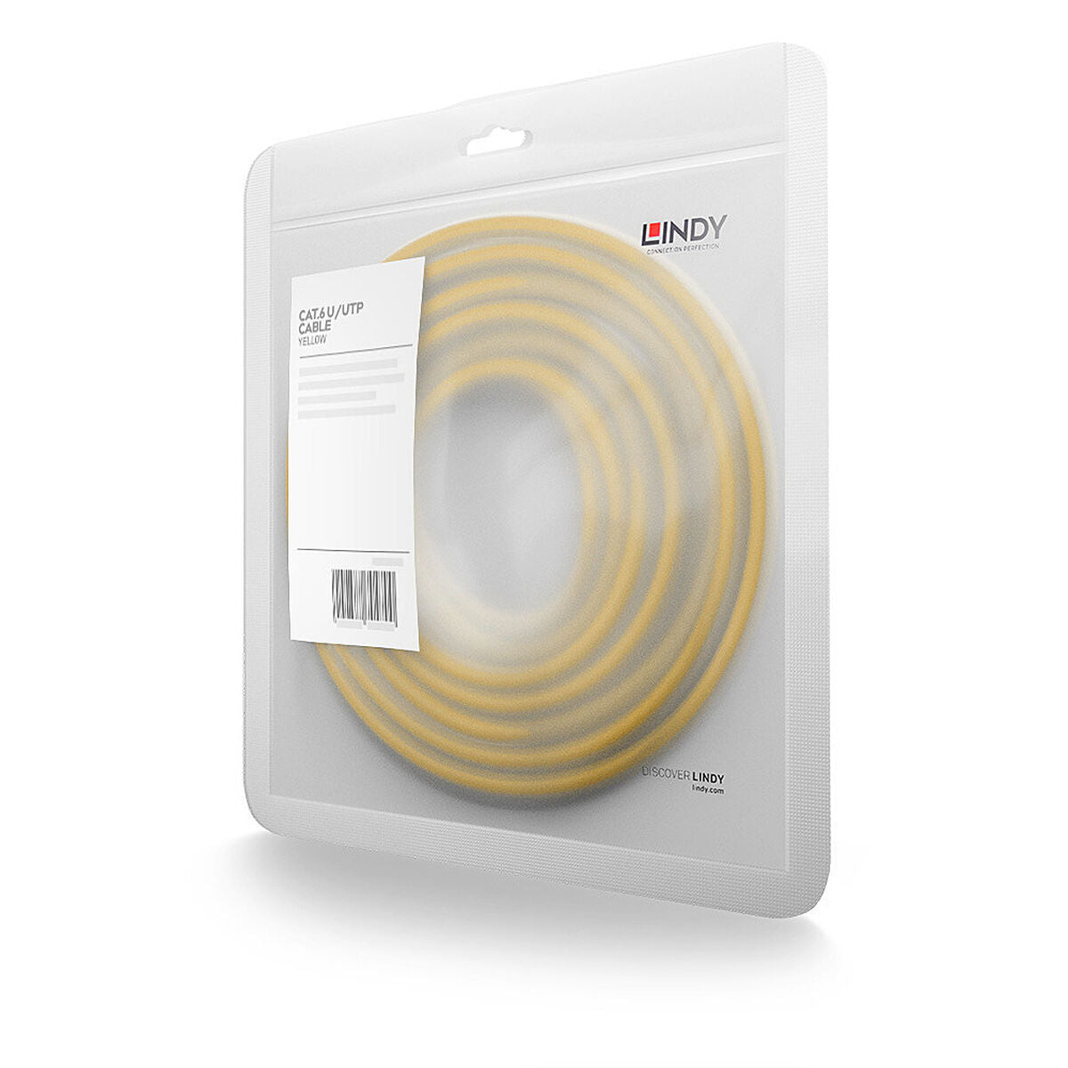 LINDY Cat.6 UTP Cable Yellow 2m