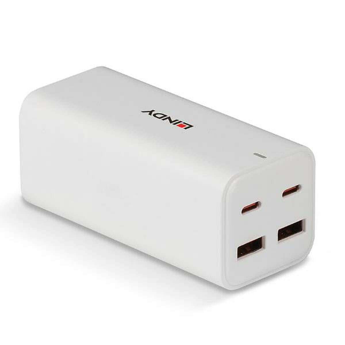LINDY 100W 4-Port USB Desktop GaN Fast Charger