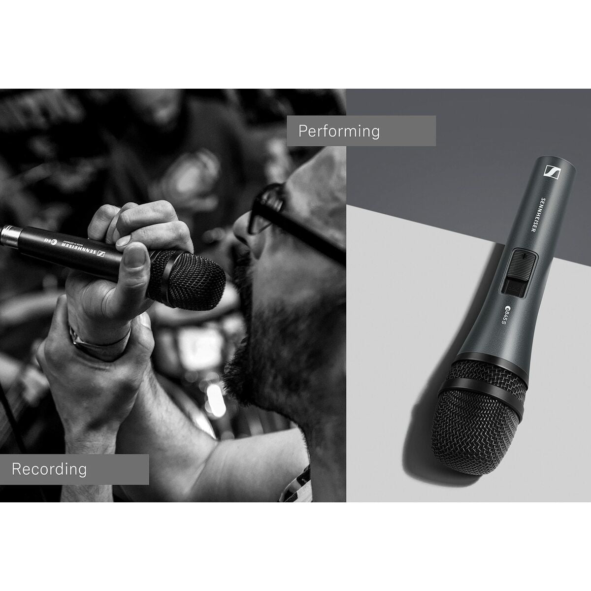 SENNHEISER- Micro chant dynamique supercardioïde