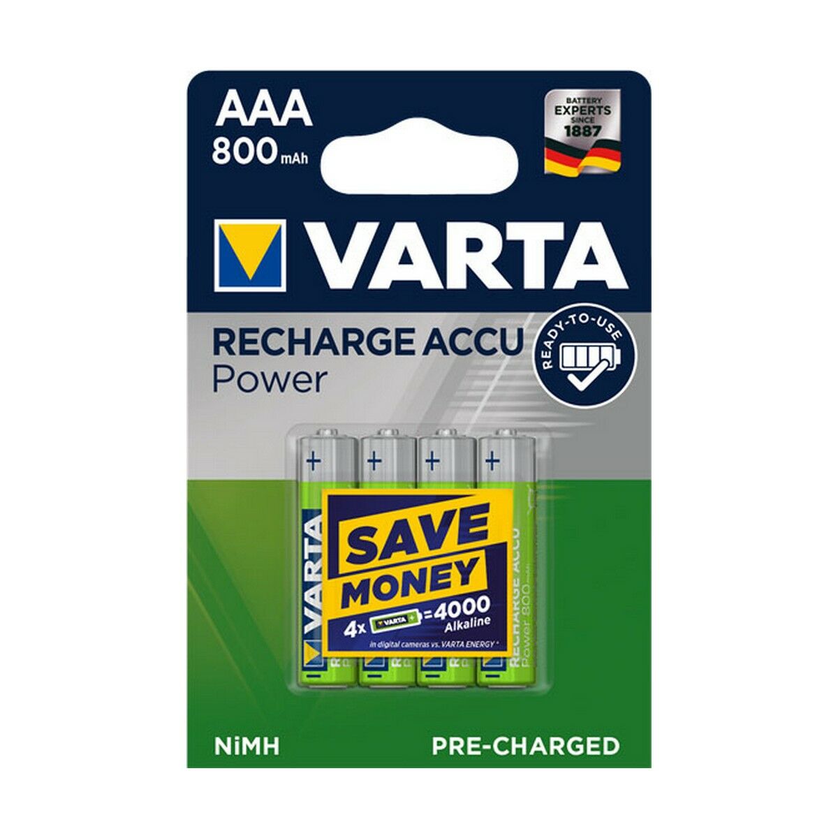 VARTA Batteries 56703101404 HR03 / AAA blister de 4