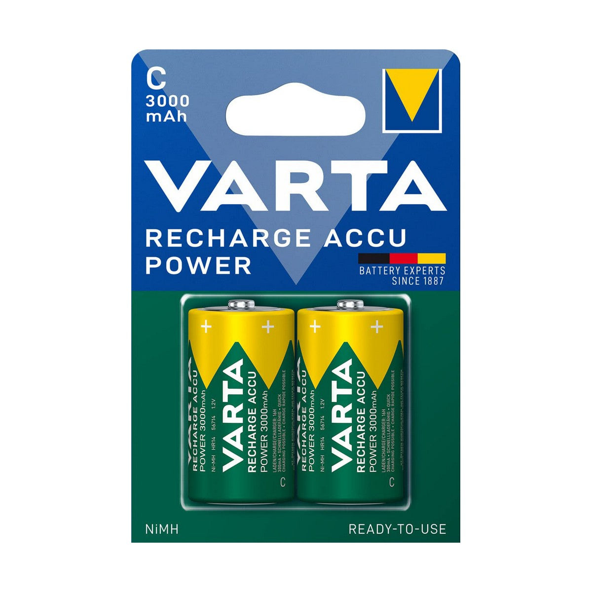 VARTA Batteries 56714101402 HR14 / C blister de 2