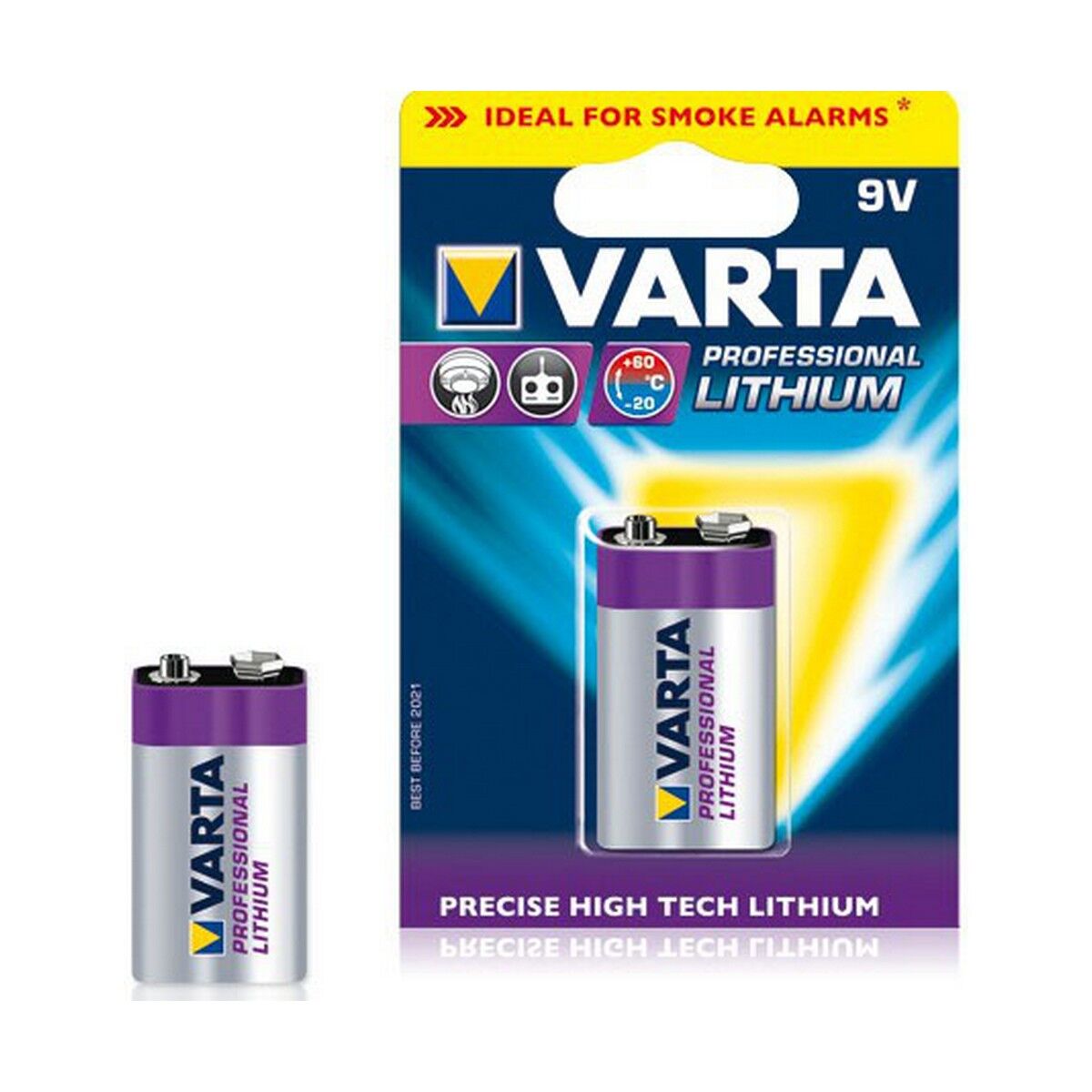 VARTA Piles lithium 6122301401 CR-V9 blister de 1