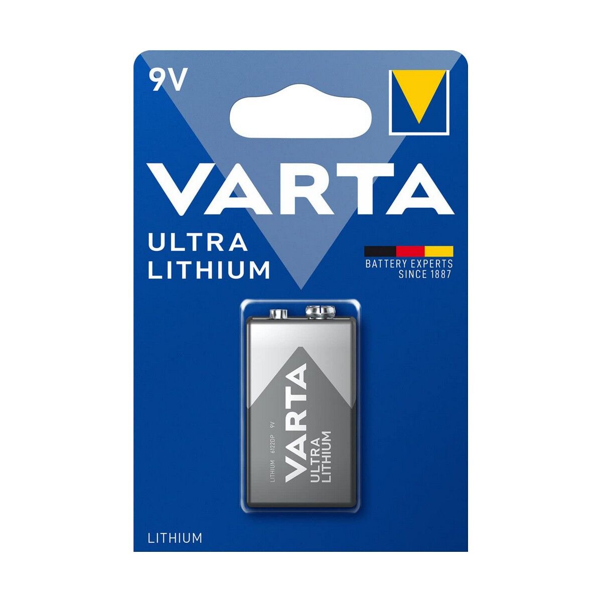 VARTA Piles lithium 6122301401 CR-V9 blister de 1
